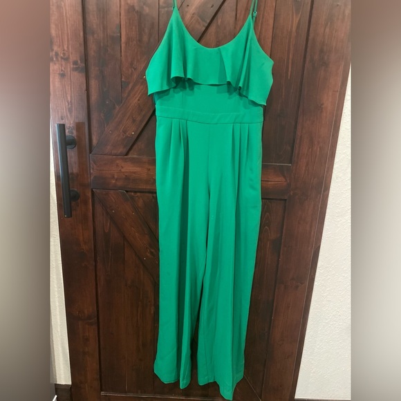 Perfect Holiday Gianni Bini Jumpsuit Green size M - Picture 4 of 9